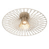 Lucide ELLIS - Plafonnier - Ø 50 cm - 1xE27 - Taupe - Essential