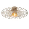 Lucide ELLIS - Plafonnier - Ø 50 cm - 1xE27 - Taupe - Essential