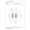 Lucide CALIXT - Applique murale - 1xE27 - Noir