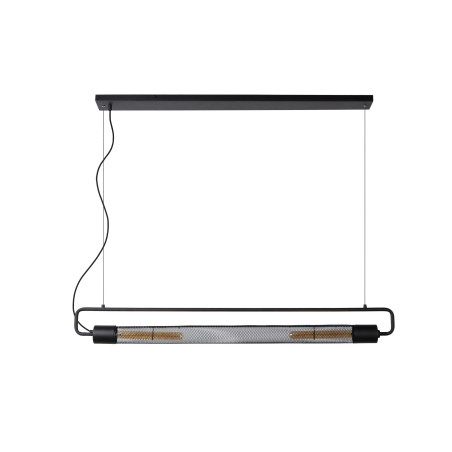 Lucide CALIXT - Suspension - 2xE27 - Noir
