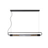 Lucide CALIXT - Suspension - 2xE27 - Noir