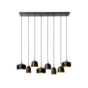 Lucide CHAYANNE - Suspension - 8xE14 - Noir
