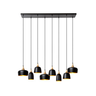Lucide CHAYANNE - Suspension - 8xE14 - Noir