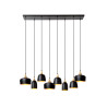 Lucide CHAYANNE - Suspension - 8xE14 - Noir
