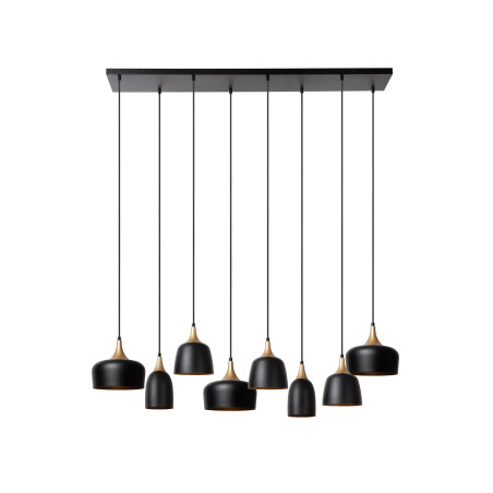 Lucide CHAYANNE - Suspension - 8xE14 - Noir