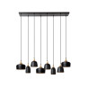 Lucide CHAYANNE - Suspension - 8xE14 - Noir