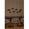 Lucide CHAYANNE - Suspension - 8xE14 - Noir