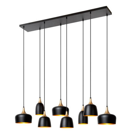 Lucide CHAYANNE - Suspension - 8xE14 - Noir