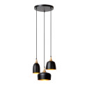Lucide CHAYANNE - Suspension - Ø 30 cm - 3xE14 - Noir