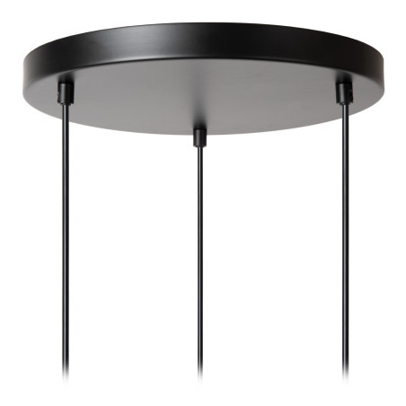 Lucide CHAYANNE - Suspension - Ø 30 cm - 3xE14 - Noir