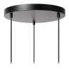 Lucide CHAYANNE - Suspension - Ø 30 cm - 3xE14 - Noir