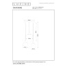 Lucide CHAYANNE - Suspension - Ø 30 cm - 3xE14 - Noir