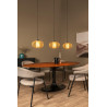 Lucide THULINE - Suspension - 3xE27 - Bois clair - Essential
