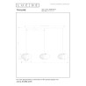 Lucide THULINE - Suspension - 3xE27 - Bois clair - Essential