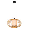 Lucide THULINE - Suspension - Ø 45 cm - 1xE27 - Bois clair - Essential