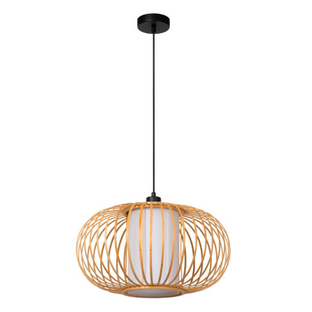 Lucide THULINE - Suspension - Ø 45 cm - 1xE27 - Bois clair - Essential