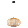 Lucide THULINE - Suspension - Ø 45 cm - 1xE27 - Bois clair - Essential