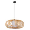 Lucide THULINE - Suspension - Ø 60 cm - 1xE27 - Bois clair - Essential