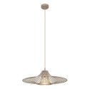 Lucide ELLIS - Suspension - Ø 50 cm - 1xE27 - Taupe - Essential
