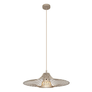 Lucide ELLIS - Suspension - Ø 50 cm - 1xE27 - Taupe - Essential
