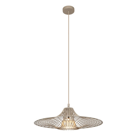 Lucide ELLIS - Suspension - Ø 50 cm - 1xE27 - Taupe - Essential
