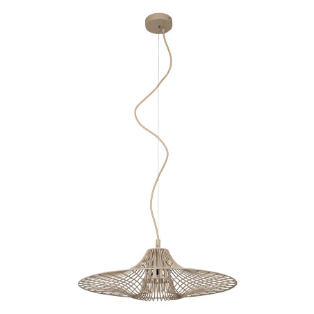 Lucide ELLIS - Suspension - Ø 50 cm - 1xE27 - Taupe - Essential
