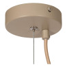 Lucide ELLIS - Suspension - Ø 50 cm - 1xE27 - Taupe - Essential