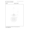 Lucide ELLIS - Suspension - Ø 50 cm - 1xE27 - Taupe - Essential