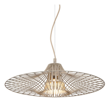 Lucide ELLIS - Suspension - 2xE27 - Taupe - Essential