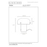 Lucide TIMON - Lampe de table - 1xE14 - Or Mat / Laiton