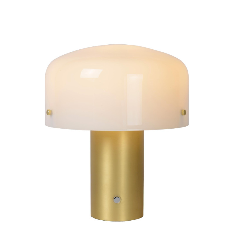 Lucide TIMON - Lampe de table - 1xE27 - Or Mat / Laiton