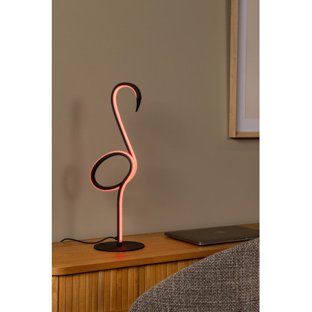 Lucide FLAMINGO - Lampe de table - LED Dim. - Rvb - Multicolor