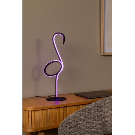 Lucide FLAMINGO - Lampe de table - LED Dim. - Rvb - Multicolor