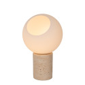 Lucide DAVIN - Lampe de table - 1xE27 - Opalin