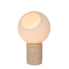 Lucide DAVIN - Lampe de table - 1xE27 - Opalin