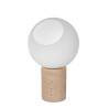 Lucide DAVIN - Lampe de table - 1xE27 - Opalin
