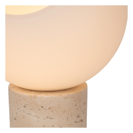 Lucide DAVIN - Lampe de table - 1xE27 - Opalin