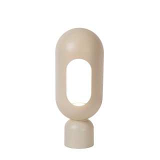 Lucide BARRIS - Lampe de table - 1xE27 - Taupe