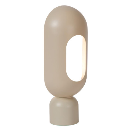 Lucide BARRIS - Lampe de table - 1xE27 - Taupe