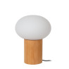 Lucide BIRTLE - Lampe de table - 1xG9 - Opalin - L 20 x P 20 x H 38 cm