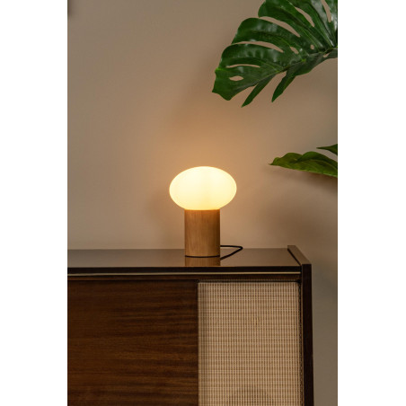 Lucide BIRTLE - Lampe de table - 1xG9 - Opalin - L 20 x P 20 x H 38 cm