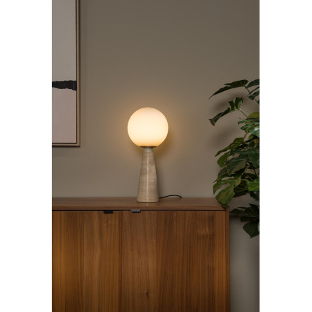 Lucide EVIN - Lampe de table - 1xE27 - Opalin