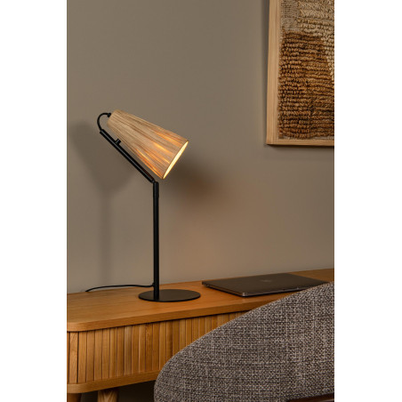 Lucide BENSEN - Lampe de table - 1xE14 - Naturel