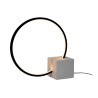 Lucide CIRKELIS - Lampe de table - Ø 32 cm - LED Dim. - 1x6W 3000K - Noir
