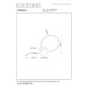 Lucide CIRKELIS - Lampe de table - Ø 32 cm - LED Dim. - 1x6W 3000K - Noir