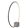 Lucide CIRKELIS - Lampe de table - Ø 83 cm - LED Dim. - 1x24W 3000K - Noir