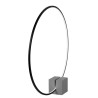 Lucide CIRKELIS - Lampe de table - Ø 83 cm - LED Dim. - 1x24W 3000K - Noir