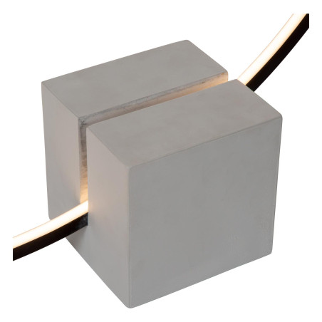 Lucide CIRKELIS - Lampe de table - Ø 83 cm - LED Dim. - 1x24W 3000K - Noir