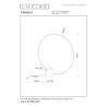 Lucide CIRKELIS - Lampe de table - Ø 83 cm - LED Dim. - 1x24W 3000K - Noir
