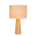 Lucide NIMUE - Lampe de table - Ø 30 cm - 1xE27 - Taupe